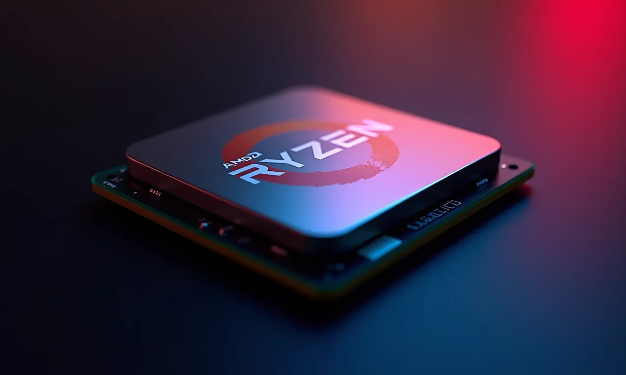 Processador AMD Ryzen 5 5600G em close-up