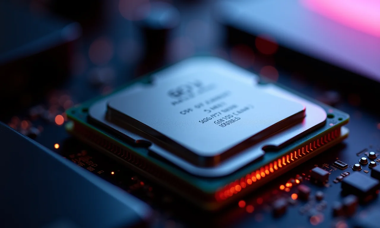 Processador de computador com dissipador de calor