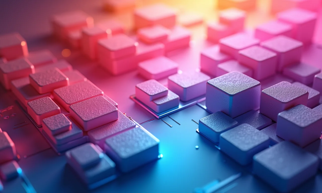 Representação abstrata da estrutura de pixels de um painel VA