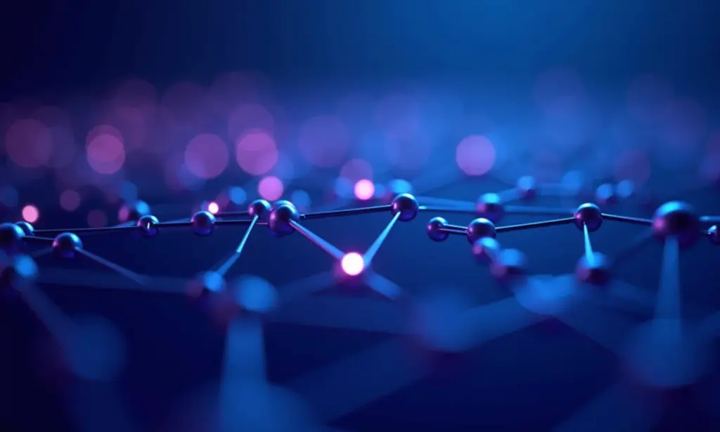 Representação visual abstrata de um grafo em estrutura de dados.