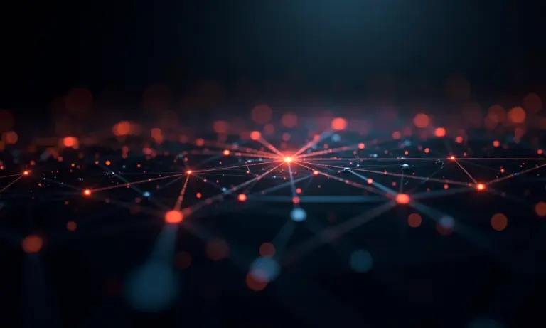 Representação visual da complexidade de algoritmos interconectados.