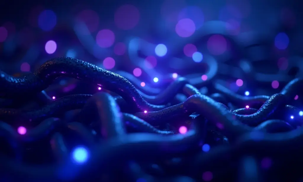 Representação visual da computação quântica e seus impactos futuros