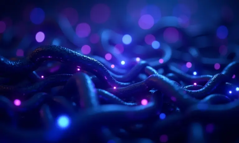 Representação visual da computação quântica e seus impactos futuros