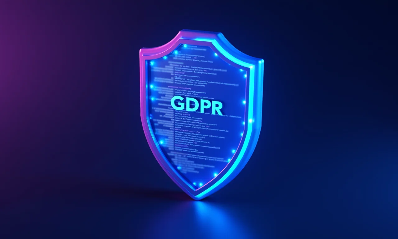 Representação visual da conformidade com as regulamentações de privacidade (GDPR, CCPA).