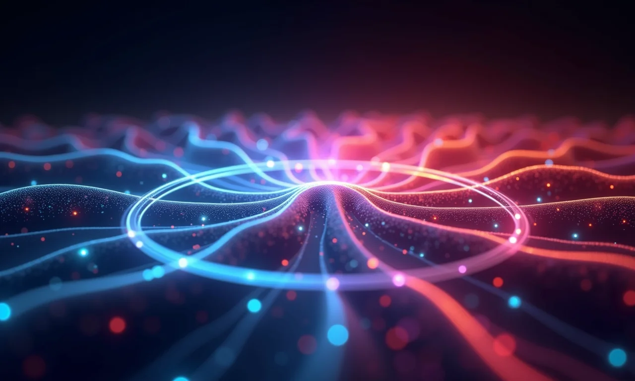 Representação visual de tecnologias de projeção emergentes.