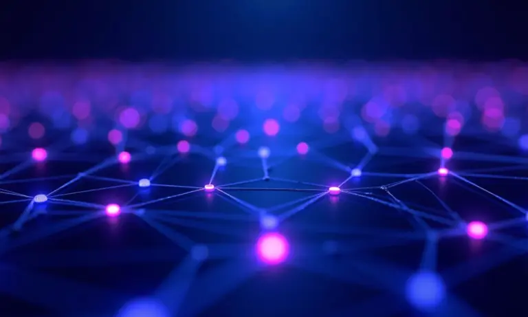 Representação visual de um array como uma estrutura de dados interconectada