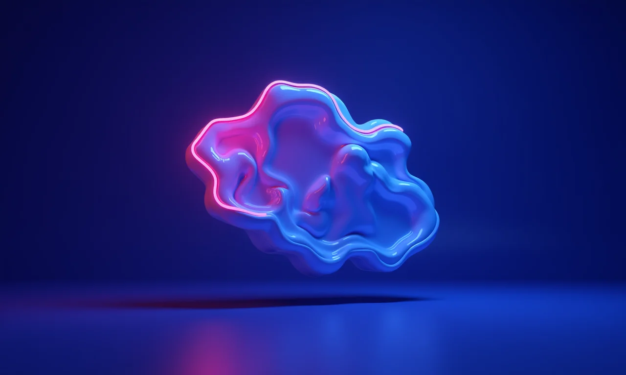 Representação visual de um site estático minimalista