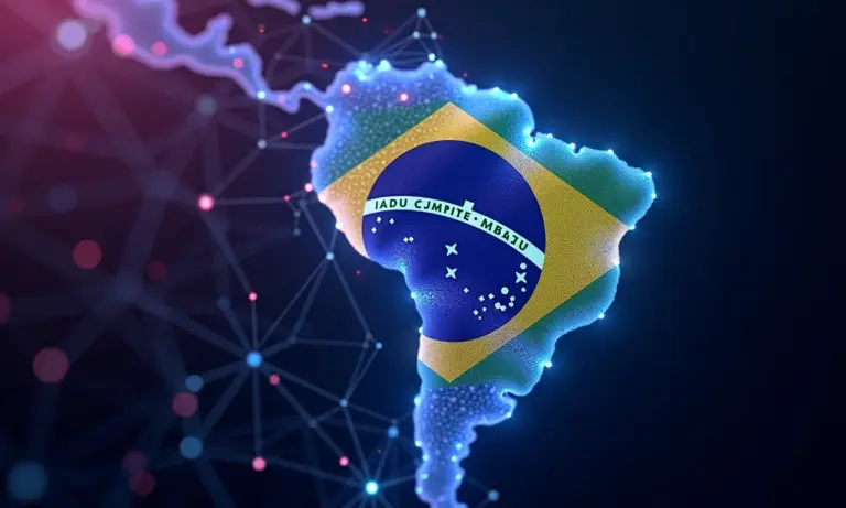 Representação visual futurista do Real Digital Drex