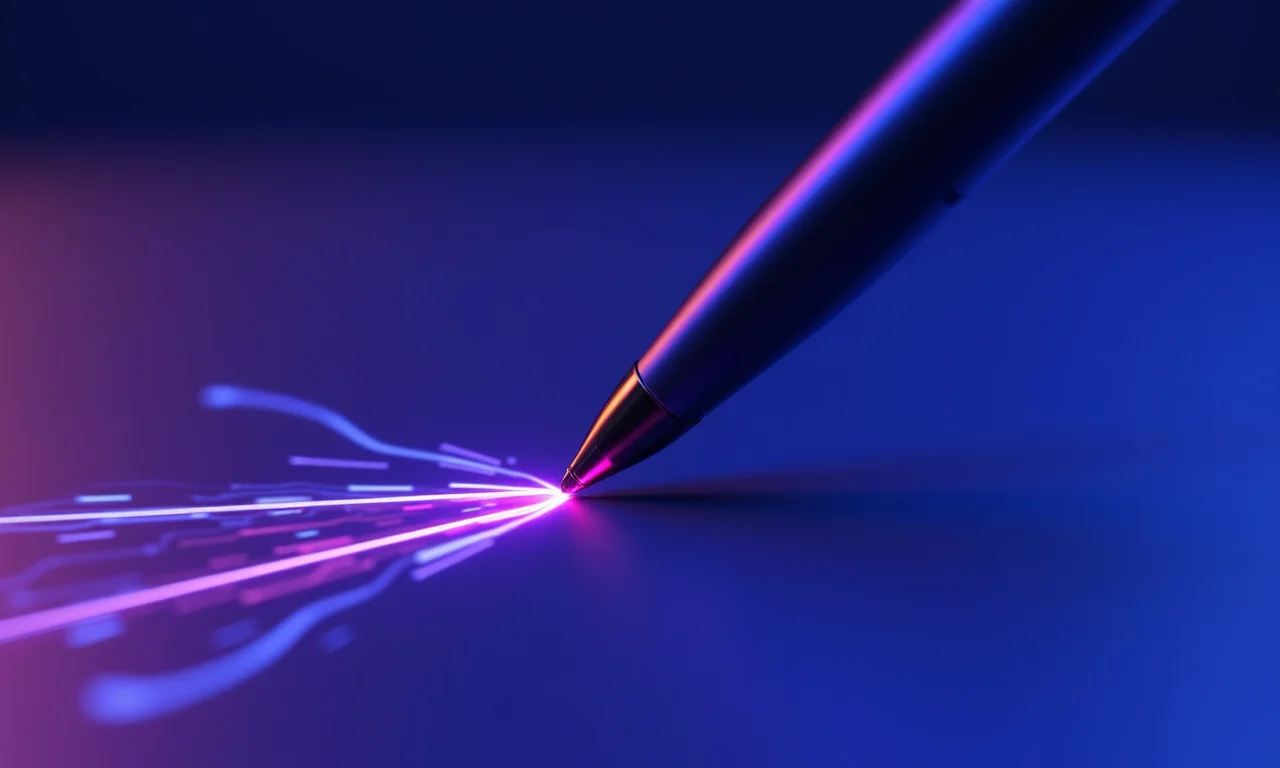 Sensibilidade à pressão em canetas stylus.