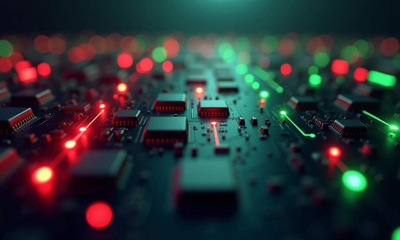 Sinais de controle em um barramento de controle.