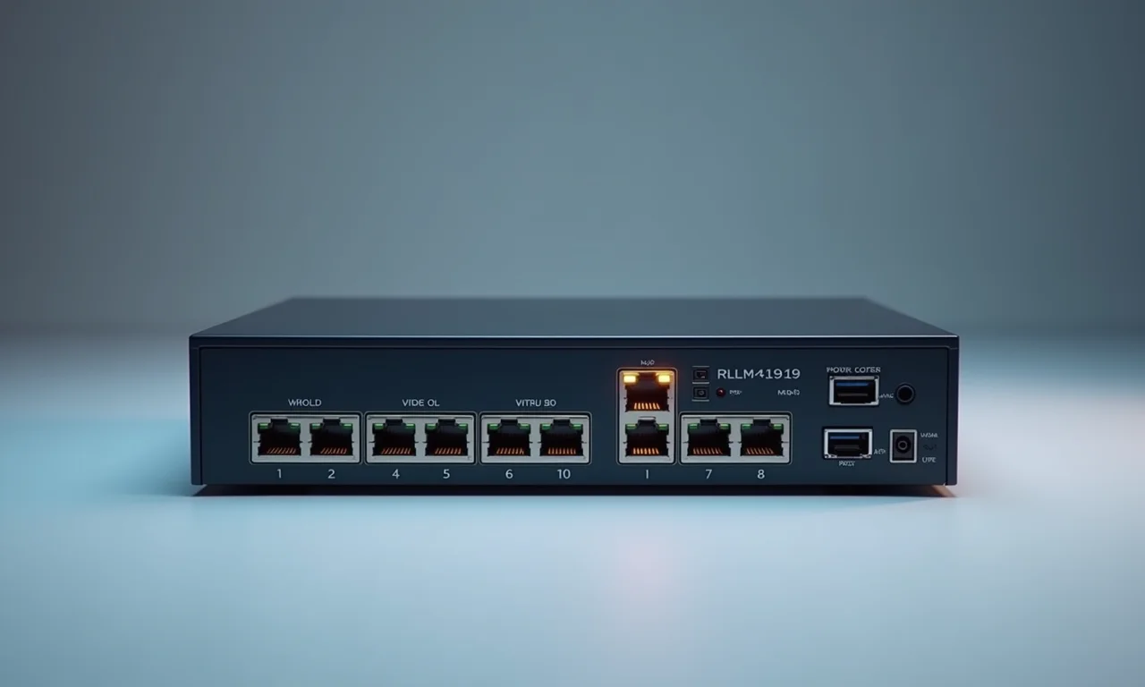 Switch de rede com múltiplas portas