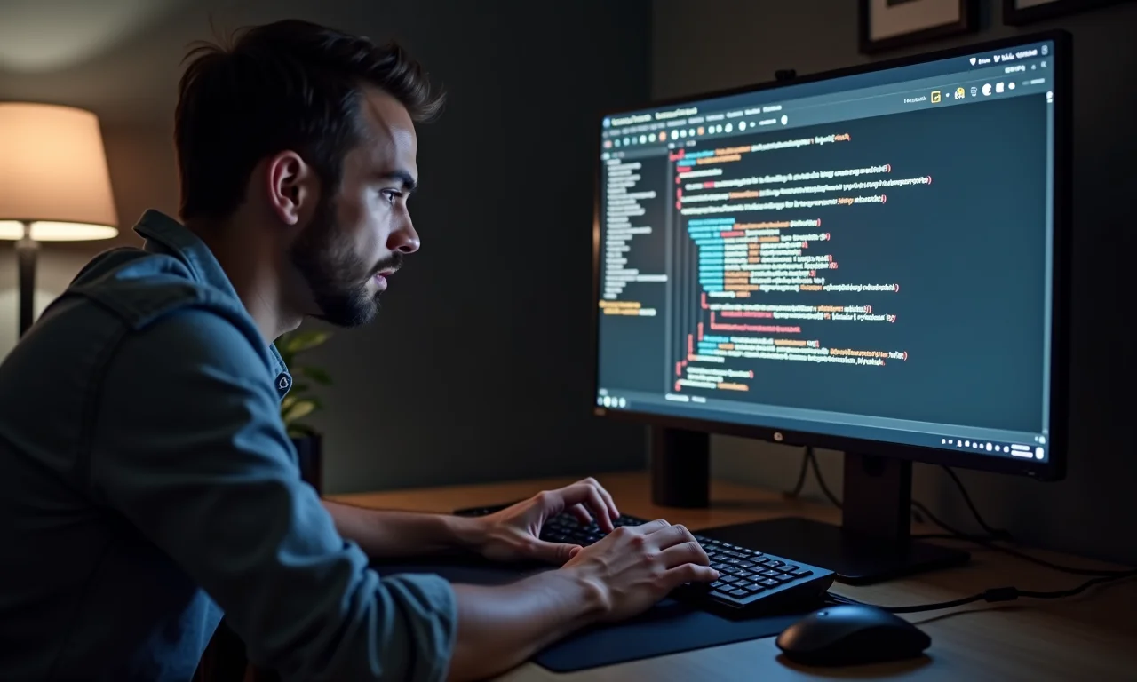 Usuário frustrado tentando parear mouse Bluetooth com computador