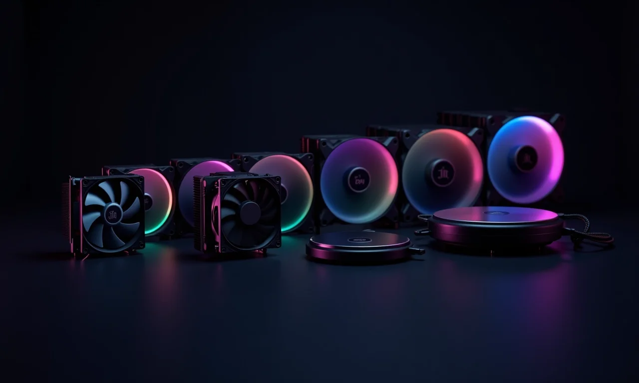 Variedade de coolers de CPU para diferentes necessidades