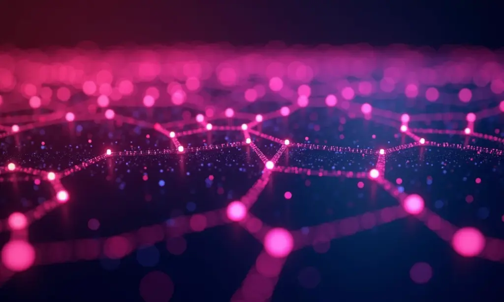 Visualização abstrata do Nuxt 3, destacando sua arquitetura