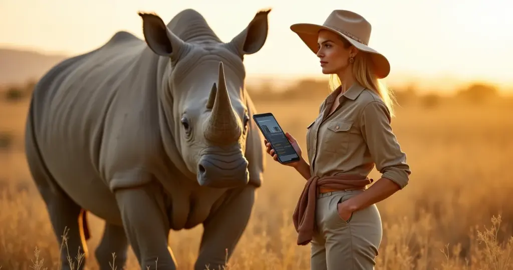 Rinocerontes branco: como a ciência está salvando esses gigantes da extinção