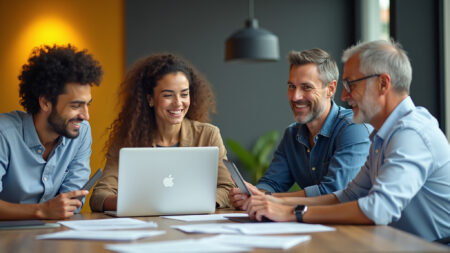 SWEN.AI cria metodologia própria para avaliar modelos de IA voltados ao português Profissionais brasileiros colaborando em um ambiente de trabalho moderno e vibrante.