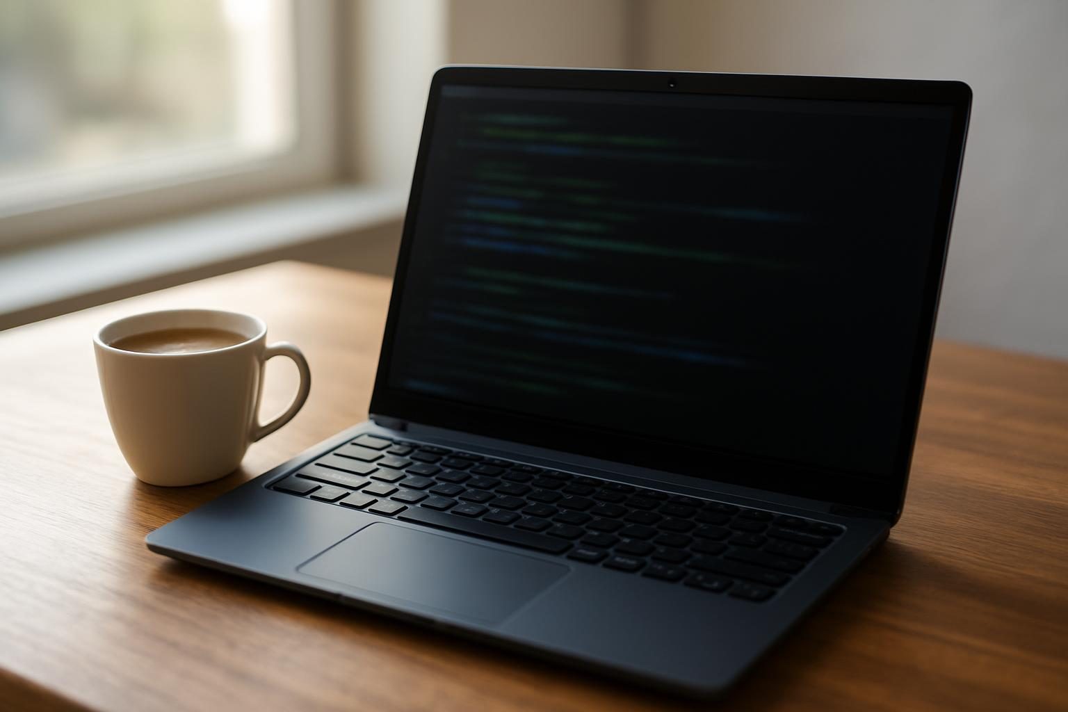 Notebook com terminal aberto para acessar o VPS por SSH e configurar o firewall